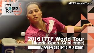 【Video】CIOBANU Irina VS AYINLA Alimot, vòng 16 2016 Premier xổ Nigeria mở 
