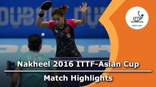 【Video】LI Xiaoxia VS LIU Shiwen, chung kết 2016 ITTF Nakheel Asian Cup