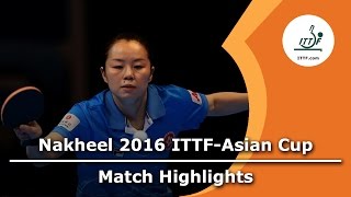 【Video】LIU Shiwen VS Tie Yana, bán kết 2016 ITTF Nakheel Asian Cup