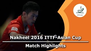 【Video】JUN Mizutani VS WONG Chun Ting, tứ kết 2016 ITTF Nakheel Asian Cup