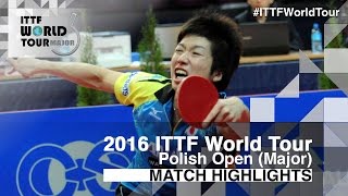【Video】JUN Mizutani VS TAKU Takakiwa, tứ kết 2016 Ba Lan mở rộng 