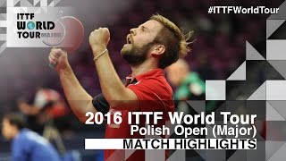 【Video】PERSSON Jon VS BAI He, vòng 32 2016 Ba Lan mở rộng 