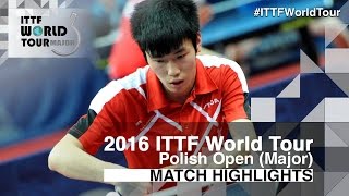 【Video】WANG Zhixu VS LI Hon Ming 2016 Ba Lan mở rộng 