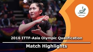 【Video】KIM Olga VS SHAHSAVARI Neda, chung kết 2016 ITTF Á Bằng Tournament Olympic