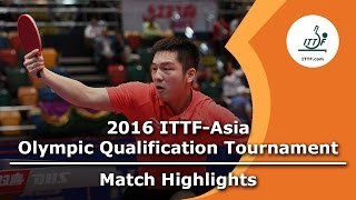 【Video】FAN Zhendong VS CHUANG Chih-Yuan, bán kết 2016 ITTF Á Bằng Tournament Olympic
