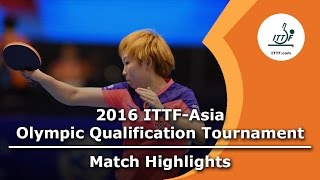【Video】Zhu Yuling VS CHENG I-Ching, vòng 16 2016 ITTF Á Bằng Tournament Olympic