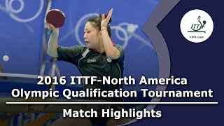 【Video】ZHANG Lily VS ZHENG Jiaqi, chung kết 2016 ITTF-Bắc Mỹ Olympic Qualification Tournament