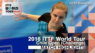 【Video】MORET Rachel VS LORENZOTTI Maria, chung kết 2016 Chile Open 