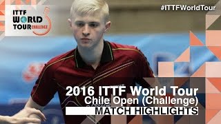 【Video】RUIZ Romain VS ALTO Gaston, bán kết 2016 Chile Open 
