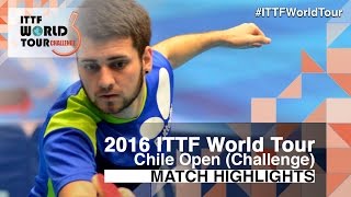 【Video】SCHREINER Florian VS LAMADRID Juan, chung kết 2016 Chile Open 