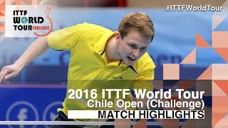 【Video】DUDA Benedikt VS LAMADRID Juan, vòng 16 2016 Chile Open 