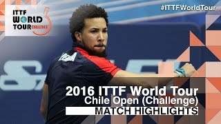 【Video】SANCHI Francisco VS PEREIRA Andy, vòng 16 2016 Chile Open 