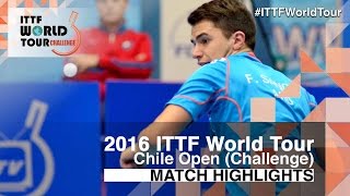 【Video】LAMADRID Juan VS SANCHI Francisco 2016 Chile Open 