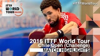 【Video】PEREIRA Andy VS LUHR Sergio 2016 Chile Open 