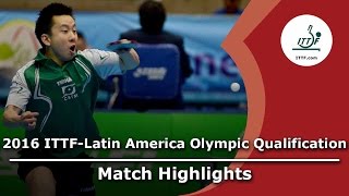 【Video】TSUBOI Gustavo VS AGUIRRE Marcelo, chung kết 2016 ITTF-Mỹ Latinh Olympic Qualification Tournament