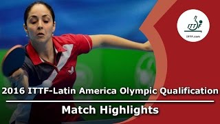 【Video】LOW Katherine VS SILVA Yadira, bán kết 2016 ITTF-Mỹ Latinh Olympic Qualification Tournament
