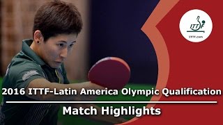 【Video】SILVA Yadira VS KUMAHARA Caroline, bán kết 2016 ITTF-Mỹ Latinh Olympic Qualification Tournament