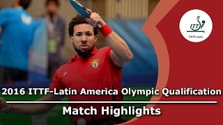 【Video】PEREIRA Andy VS GOMEZ Gustavo, bán kết 2016 ITTF-Mỹ Latinh Olympic Qualification Tournament