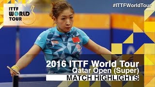 【Video】LIU Shiwen VS DING Ning, chung kết 2016 Qatar mở rộng 