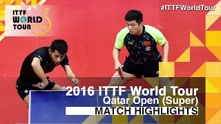 【Video】FAN Zhendong・ZHANG Jike VS KOKI Niwa・MAHARU Yoshimura, chung kết 2016 Qatar mở rộng 
