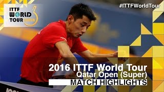 【Video】ZHANG Jike VS OVTCHAROV Dimitrij, tứ kết 2016 Qatar mở rộng 