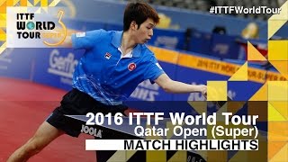 【Video】ROBINOT Alexandre VS HO Kwan Kit, chung kết 2016 Qatar mở rộng 