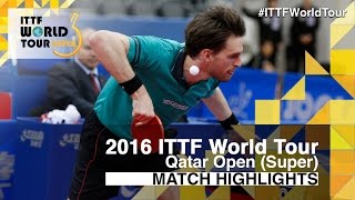 【Video】MENGEL Steffen VS DYJAS Jakub, vòng 32 2016 Qatar mở rộng 