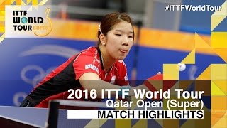 【Video】LI Qian VS SAKURA Mori, vòng 64 2016 Qatar mở rộng 