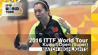 【Video】LI Xiaoxia VS DING Ning, chung kết 2016 Kuwait mở rộng 