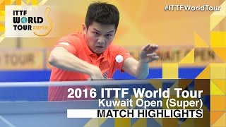 【Video】TANG Peng VS FAN Zhendong, tứ kết 2016 Kuwait mở rộng 