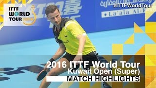 【Video】APOLONIA Tiago VS JUN Mizutani, vòng 32 2016 Kuwait mở rộng 