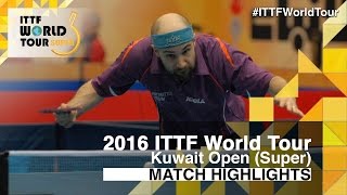 【Video】FLORE Tristan VS PATTANTYUS Adam, vòng 32 2016 Kuwait mở rộng 