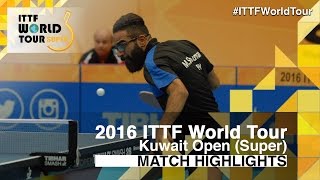 【Video】NUYTINCK Cedric VS SHOUMAN Mohamed, vòng 64 2016 Kuwait mở rộng 