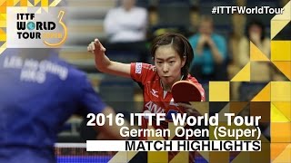 【Video】LEE Ho Ching VS KASUMI Ishikawa, bán kết 2016 Đức mở rộng 