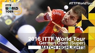 【Video】KOJIC Frane VS BOLL Timo, vòng 32 2016 Đức mở rộng 