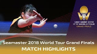 【Video】DING Ning VS HE Zhuojia, bán kết Vòng chung kết World Tour 2018