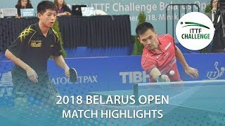 【Video】KOU Lei・WEI Shihao VS SONE Kakeru・YUTA Tanaka, chung kết Thử thách 2018 tại Belarus Mở