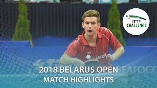 【Video】PLETEA Cristian VS DIDUKH Oleksandr, vòng 32 Thử thách 2018 tại Belarus Mở