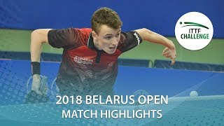 【Video】ROBINOT Alexandre VS BUROV Viacheslav, vòng 64 Thử thách 2018 tại Belarus Mở