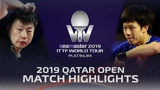 【Video】MA Long VS LIN Gaoyuan, chung kết 2019 Bạch kim Qatar mở