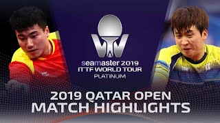 【Video】LIANG Jingkun VS JEOUNG Youngsik, vòng 32 2019 Bạch kim Qatar mở