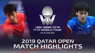 【Video】XUE Fei VS MASAKI Yoshida, vòng 64 2019 Bạch kim Qatar mở