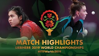 【Video】TAILAKOVA Mariia VS SAWETTABUT Jinnipa,  Giải vô địch bóng bàn thế giới 2019