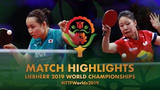 【Video】MIMA Ito VS ZHANG Lily, vòng 64 Giải vô địch bóng bàn thế giới 2019