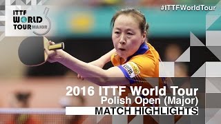 【Video】MIU Hirano VS LI Jiao, bán kết 2016 Ba Lan mở rộng 