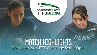 【Video】AIRI Abe VS YOVKOVA Maria, vòng 64 2019 ITTF Thử thách Serbia mở