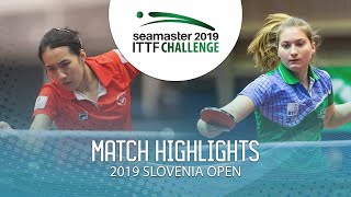 【Video】ZHU Chengzhu VS PAULIN Lea,  Thử thách ITTF 2019 tại Slovenia