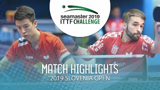【Video】TIAN Ye VS CIPIN Filip,  Thử thách ITTF 2019 tại Slovenia