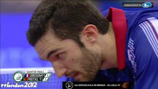 【Video】FREITAS Marcos VS LEBESSON Emmanuel, tứ kết LIEBHERR 2016 ITTF Bảng Giải vô địch quần vợt châu Âu
