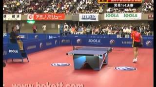 【Video】JOO Saehyuk VS MA Long, tứ kết 2008 Volkswagen mở - Nhật Bản